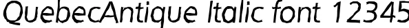 Dynamic QuebecAntique Italic Font Preview https://safirsoft.com