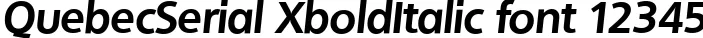Dynamic QuebecSerial XboldItalic Font Preview https://safirsoft.com