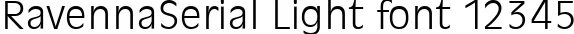 Dynamic RavennaSerial Light Font Preview https://safirsoft.com