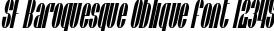 Dynamic SF Baroquesque Oblique Font Preview https://safirsoft.com