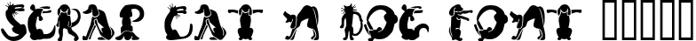 Dynamic Scrap Cat n Dog Font Preview https://safirsoft.com