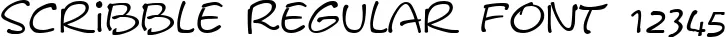 Dynamic Scribble Regular Font Preview https://safirsoft.com