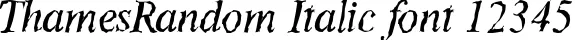 Dynamic ThamesRandom Italic Font Preview https://safirsoft.com