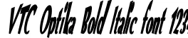 Dynamic VTC Optika Bold Italic Font Preview https://safirsoft.com