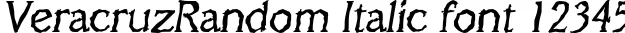 Dynamic VeracruzRandom Italic Font Preview https://safirsoft.com