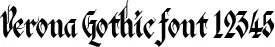 Dynamic Verona Gothic Font Preview https://safirsoft.com